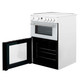 Hisense HDE3211BWUK 60cm White Double Electric Ceramic Cooker