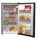 Black Undercounter Larder Fridge, Freestanding, 47cm Wide 93L Capacity - LFS11BL