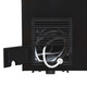 198L Black Chest Freezer, Freestanding, W82 x D55 x H85cm - SIA CHF198BL