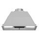 Beko 53cm Under Canopy Cooker Hood Built-in Kitchen Extractor Fan In Silver