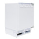 Integrated Under Counter Fridge In White, Unbranded, Fixed Hinges - SIA LF60BU