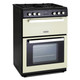 60cm Cream Dual Fuel Cooker With Gas Hob And Double Oven - Montpellier RMC61DFC