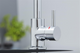SIA 1.5 Bowl Grey Composite Reversible Inset Kitchen Sink & KT6CHD Chrome Tap