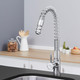 SIA 1.5 Bowl Grey Composite Reversible Inset Kitchen Sink & KT7 Pull-out Tap