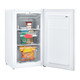 49cm Freestanding Under Counter Freezer In White, 65L - Fridgemaster MUZ4965M