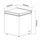 White Chest Freezer, 66L Capacity - SIA CHF66W