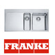 Franke Stainless Steel Kitchen Sink, 1.5 Bowl LHD With Waste Kits & Colander