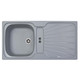 Astracast Composite Kitchen Sink In Light Grey, 1.0 Bowl With Waste - J9LG