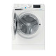 White Freestanding Washer Dryer, 6/8Kg With Push&Go - Indesit BDE 861483X W UK N