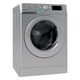 Silver Freestanding Washer Dryer 6/8Kg With Push&Go - Indesit BDE 861483X S UK N