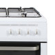 60cm Twin Cavity Gas Cooker, 4 Burner Hob LPG Compatible Montpellier Eco TCG60W