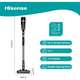 Black Cordless Vacuum Cleaner Hisense HVC6264BKUK