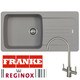 Franke Aveta 1.0 Bowl Stone Grey Tectonite Kitchen Sink And Reginox Genesis Tap