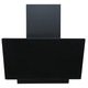 SIA EAG71BL 70cm Black Angled Glass Chimney Cooker Hood Kitchen Extractor Fan