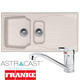 Astracast Sierra 1.5 Bowl Cream Kitchen Sink And Franke Zeno Chrome Mixer Tap