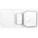 Astracast Sierra 1.5 Bowl White Kitchen Sink &Reginox Brooklyn Chrome Mixer Tap