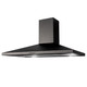 SIA CHL100BL 100cm Pyramid Chimney Cooker Hood Kitchen Extractor Fan In Black