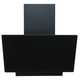 SIA EAG61BL 60cm Black Angled Glass Chimney Cooker Hood Kitchen Extractor Fan