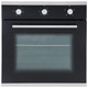 SIA 60cm Single Electric Oven, 4 Burner Gas On Glass Hob And Pyramid Cooker Hood