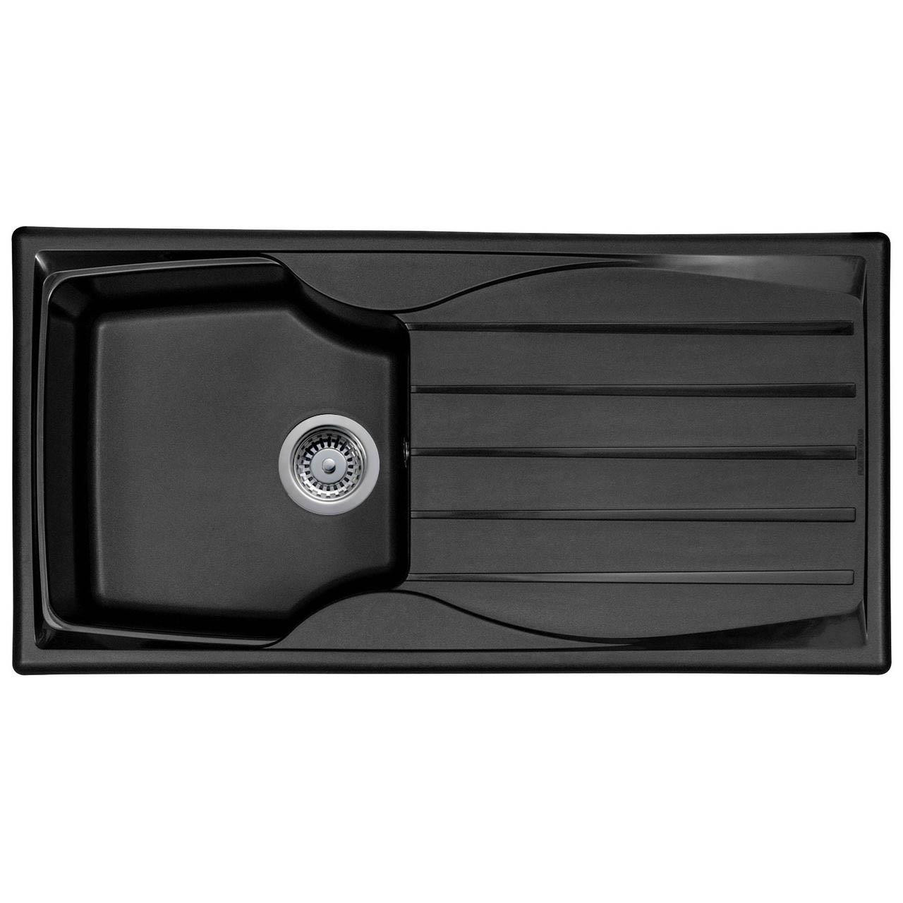 Image of Astracast Sierra 1.0 Bowl Reversible Black Kitchen Sink