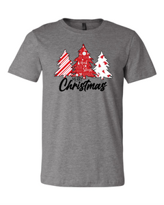 Red Themed Christmas Trees - Tee