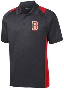 BMS Staff - Heather Colorblock Polo