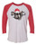 Christmas Cow - Three-Quarter Sleeve Raglan