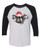 Christmas Cow - Three-Quarter Sleeve Raglan