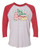 Christmas Tree Snack Cake - Three-Quarter Sleeve Raglan