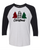 Plaid Christmas Trees - Three-Quarter Sleeve
