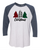 Plaid Christmas Trees - Three-Quarter Sleeve