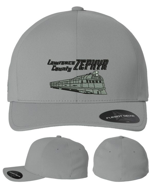 Lawrence County Zephyr - Silver Flexfit - Delta® Seamless Cap