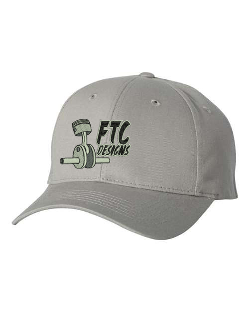 FTC - Grey Cotton Twill Cap