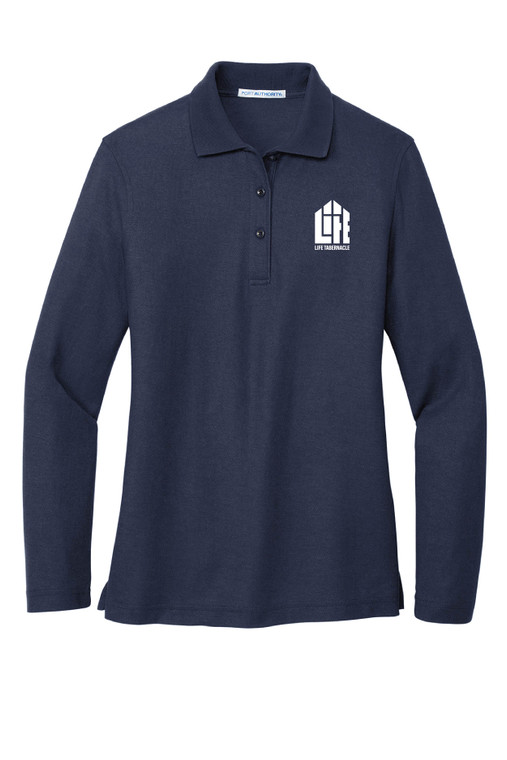Life Tabernacle - Womans Long Sleeve Polo