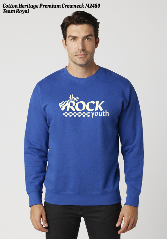 The Rock Crewneck Sweatshirt - Design A