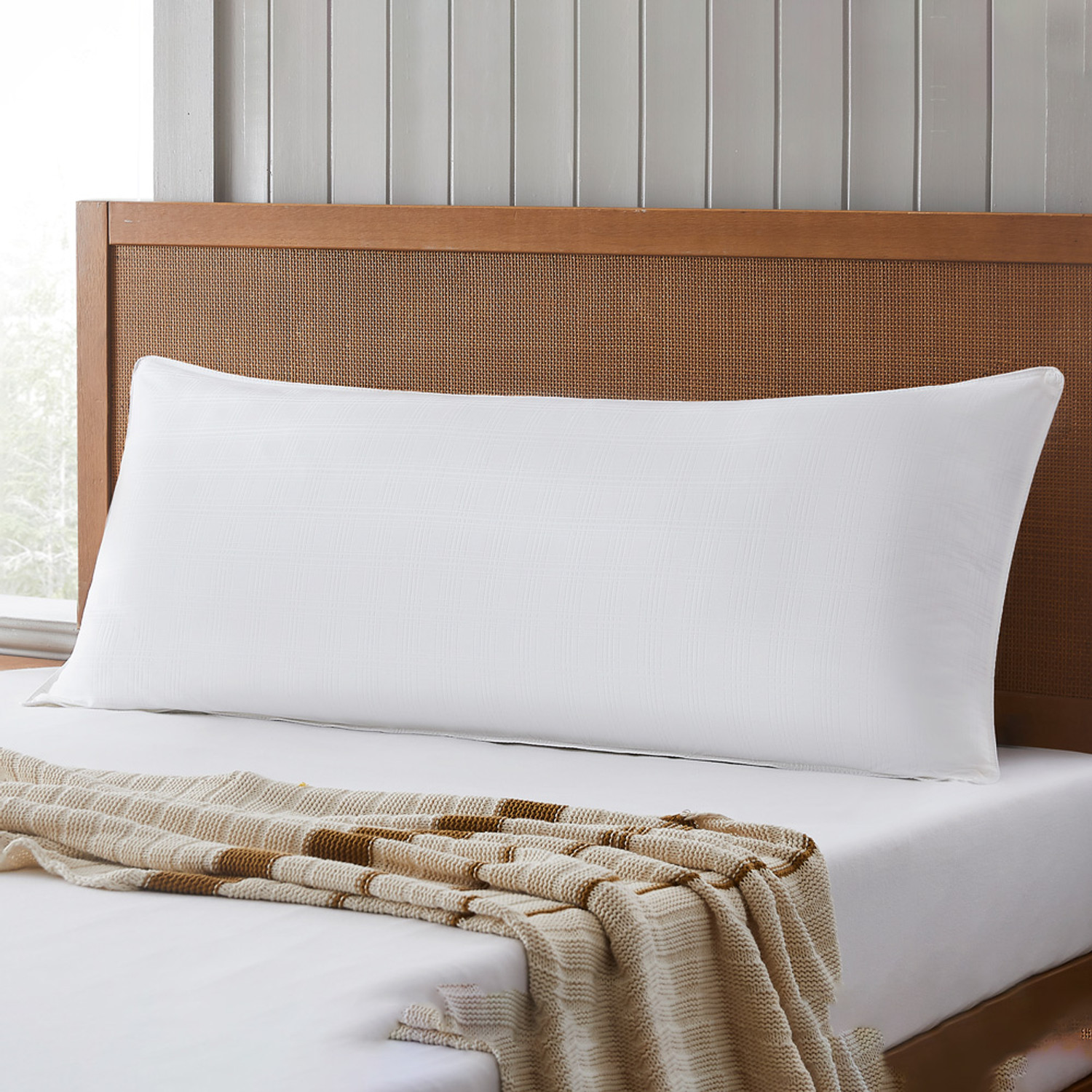 Lumbar Pillow Bolster Pillow Sizes HOARBOEG Standard Size Solid