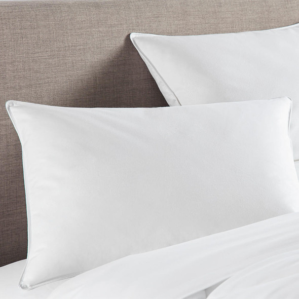 DOWNLITE Premium Double Down Halo Chamber Pillow (White Down), Medium