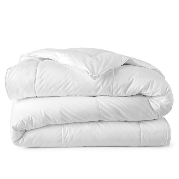 DOWNLITE White Down, RDS 600FP, Medium Weight, 14" Quilted Box, Sewn Thru