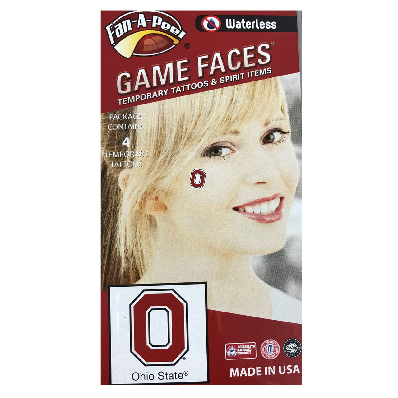 NFL Cincinnati Bengals Game Day Face Tattoo (4 Set), One Size : Amazon.in:  Clothing & Accessories
