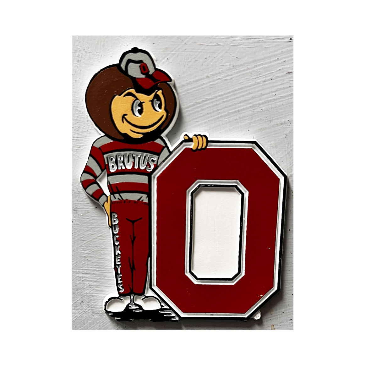 Brutus and Block O Magnet - College Traditions