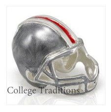 Sterling Helmet Bead College Traditions