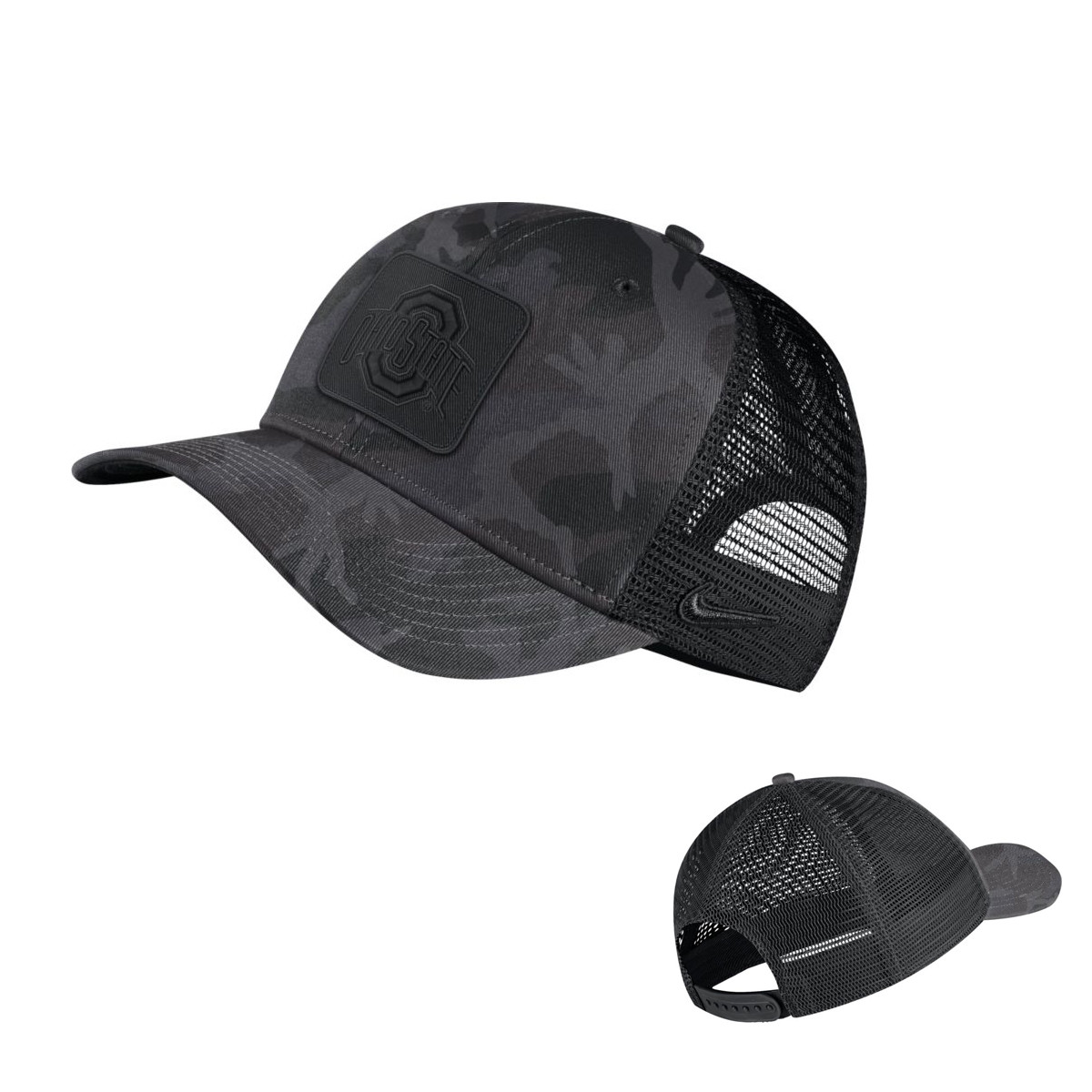 nike camo trucker hat