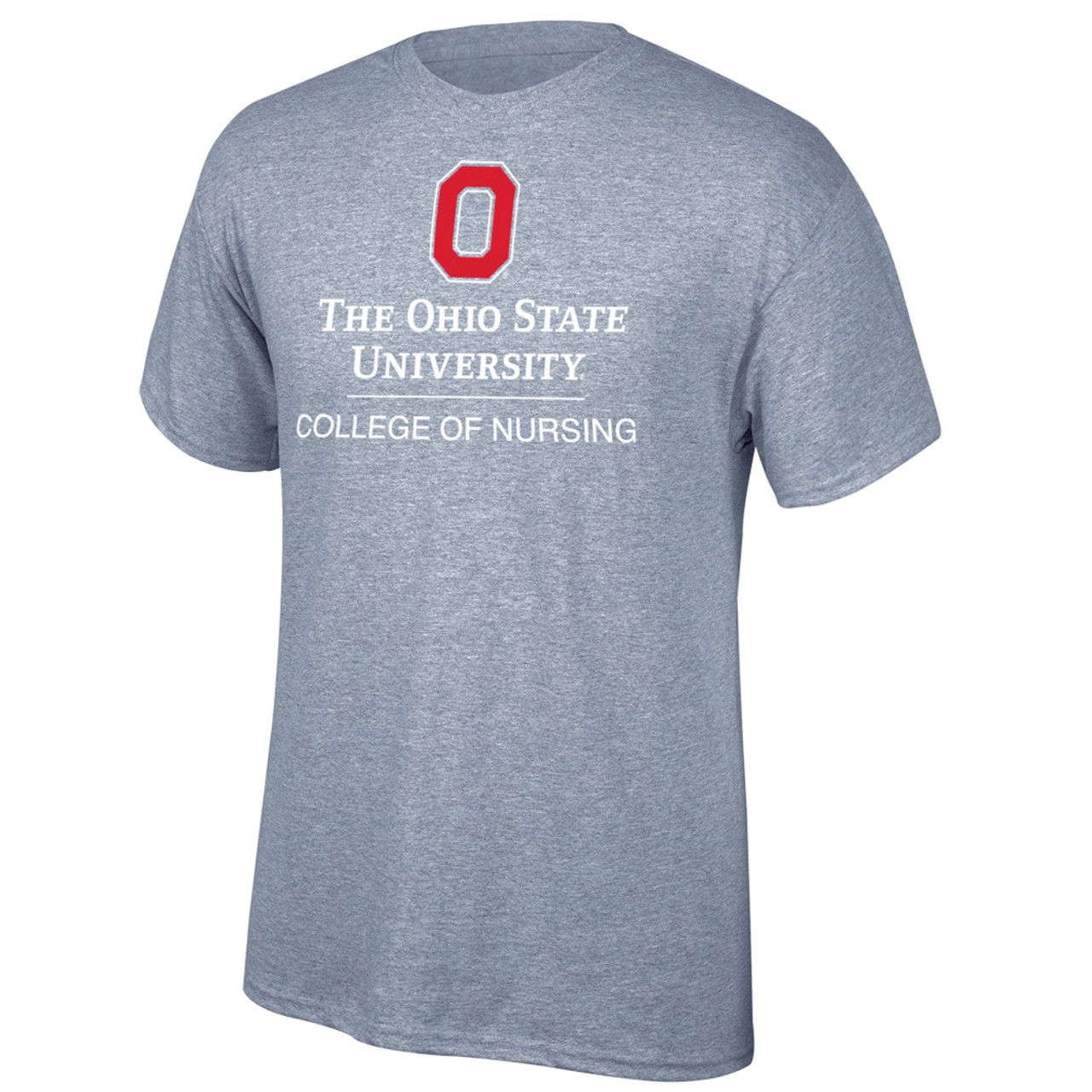 Grey Short Sleeve Ohio State Nursing School T-Shirt - College