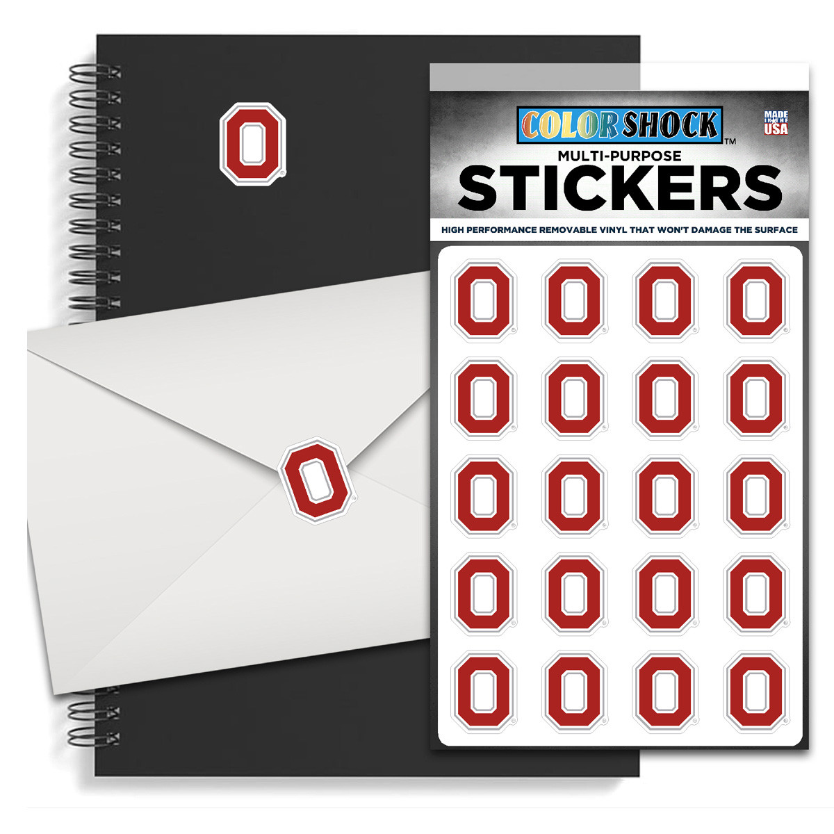 Block O High Quality Block O Sticker Sheet - College Traditions
