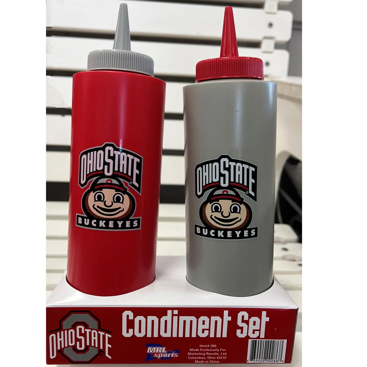 Ohio State Brutus Condiment Set - College Traditions