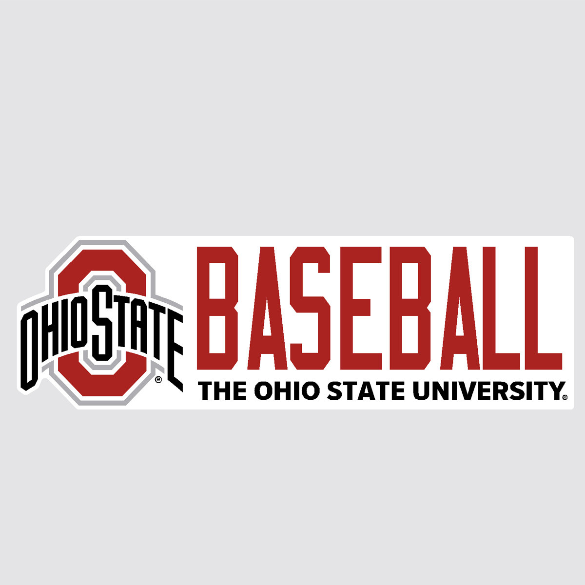 Ohio State Baseball Outside Decal - College Traditions