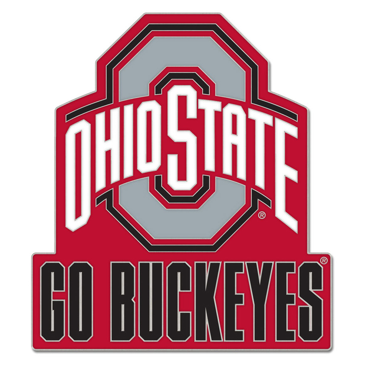 Mirage NCAA Hundehalsband Ohio State Buckeyes – Lizenziert, Nylon, Verstellbar (Größen S-XL)