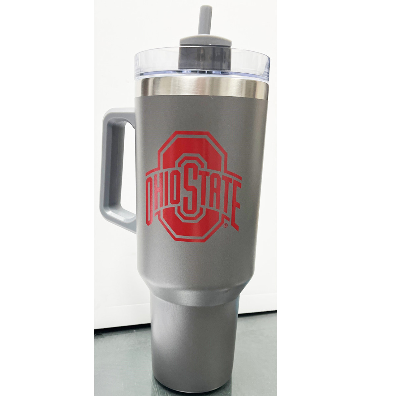 Ohio State Buckeyes 16 oz. Stainless Steel Travel Mug