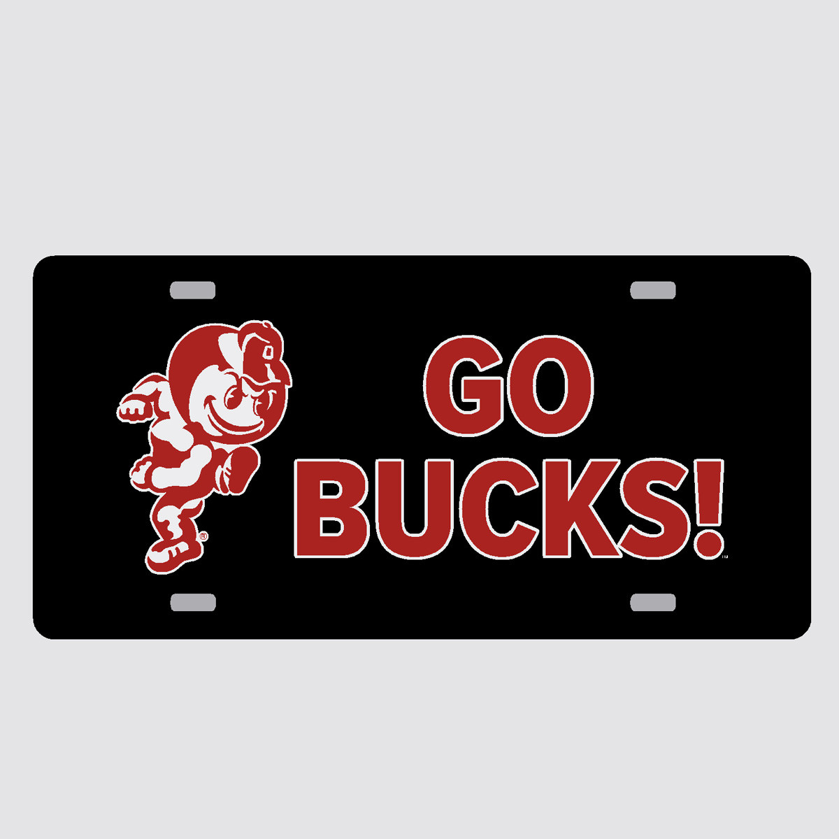 Ohio State Brutus Metal License Plate - College Traditions