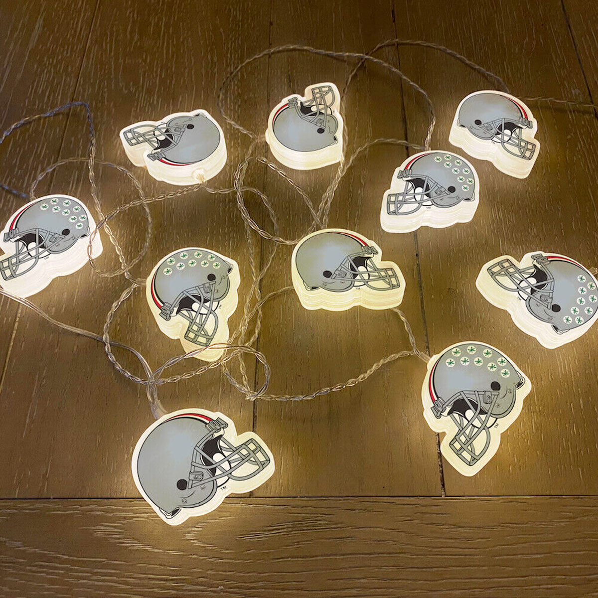 College Traditions Ohio State Helmet String Lights